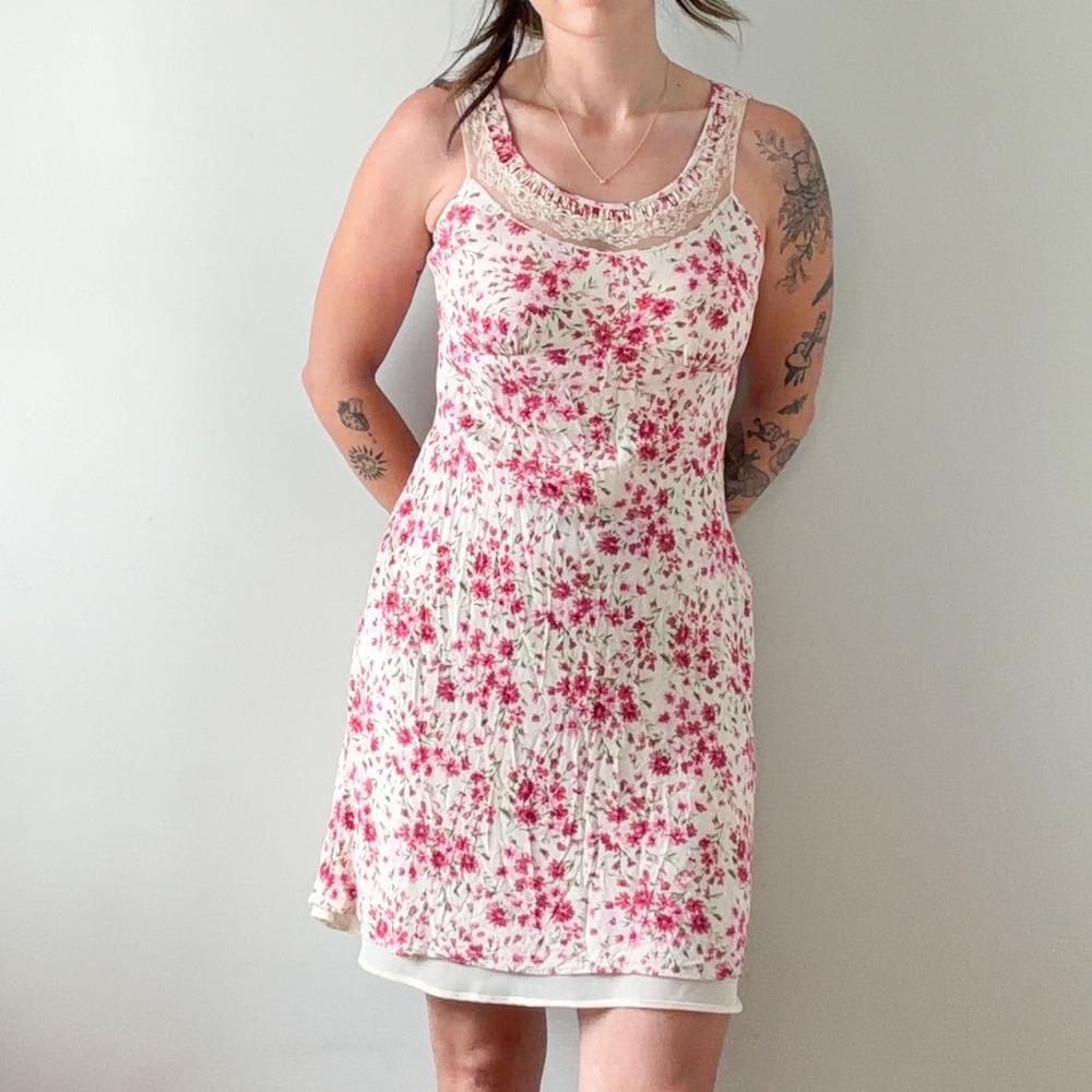 Ann Taylor Loft Floral Dress‎ Y2K